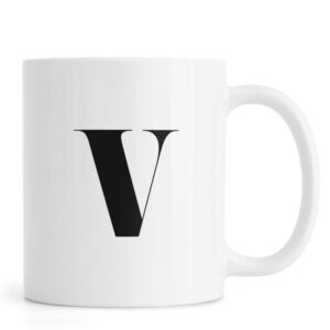 Ly sứ  hình V Letter