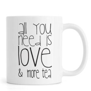 Ly sứ  hình Love and Tea