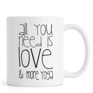 Ly sứ  hình Love and Yoga