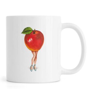 Ly sứ  hình Fruit Girls Apple