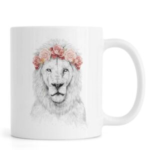 Ly sứ  hình Festival Lion