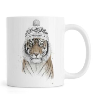 Ly sứ  hình Siberian Tiger