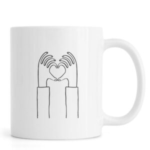 Ly sứ  hình Heart You