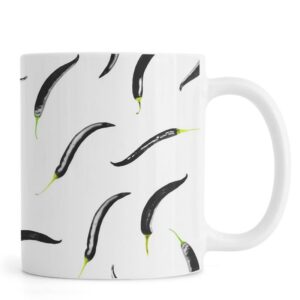 Ly sứ  hình Black Chili Peppers