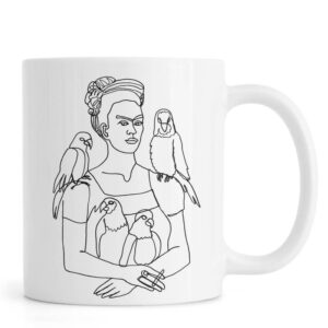 Ly sứ  hình Frida And Birds