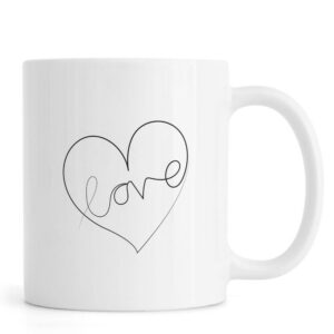 Ly sứ  hình Love Lines