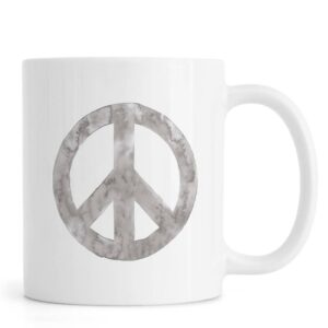 Ly sứ  hình Peace Sign