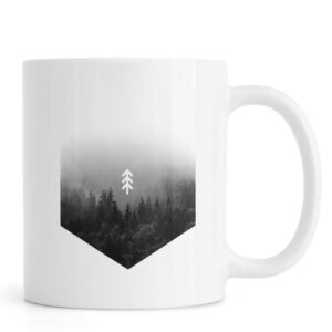 Ly sứ  hình Forest Hex