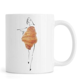 Ly sứ  hình Croissant