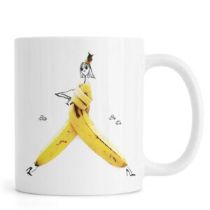 Ly sứ  hình Banana