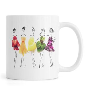 Ly sứ  hình Rainbow