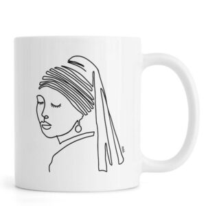 Ly sứ  hình Girl With A Pearl Earring