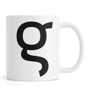 Ly sứ  hình G Letter