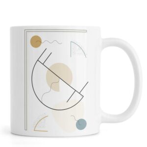 Ly sứ  hình Geometric Shape