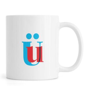 Ly sứ  hình Cyan/Red Ü