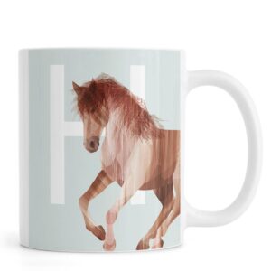 Ly sứ  hình H Horse