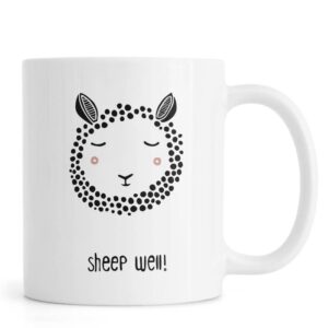 Ly sứ  hình Sheep Well!