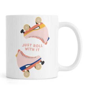 Ly sứ  hình Roller Skates