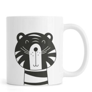 Ly sứ  hình Happy Tiger