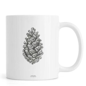 Ly sứ  hình Pinecone