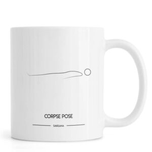 Ly sứ  hình Yoga Cards - Corpse Pose