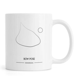 Ly sứ  hình Yoga Cards - Bow Pose