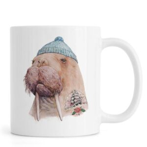 Ly sứ  hình Tatooed Walrus