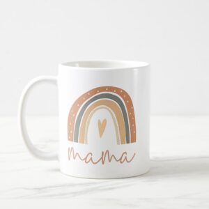 Ly sứ  hình Rainbow Heart Mama