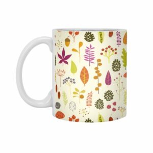 Ly sứ  hình Autumn Nature Bits