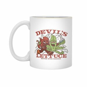 Ly sứ  hình Devil's Lettuce