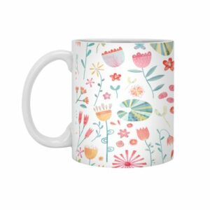 Ly sứ  hình Wayside Flowers