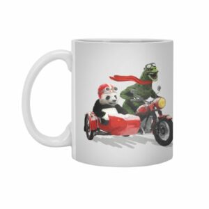 Ly sứ  hình Godzilla and Panda