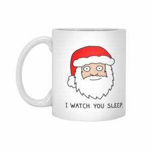 Ly sứ  hình Creepy Santa