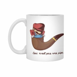 Ly sứ  hình Not a Pipe