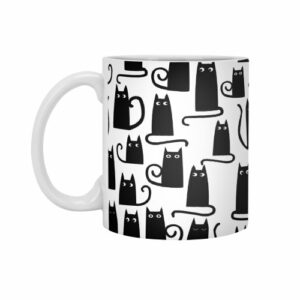 Ly sứ  hình Black Cats