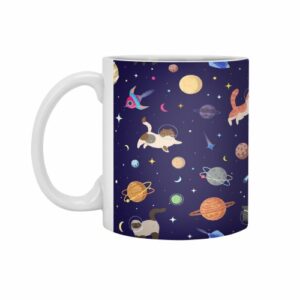 Ly sứ  hình Space Cats