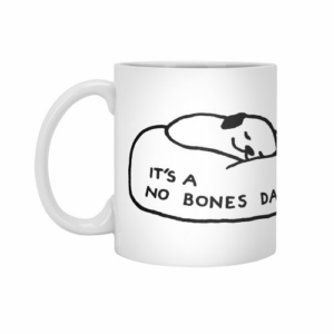 Ly sứ  hình No Bones Day - Black