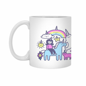 Ly sứ  hình Unicorns Everywhere!