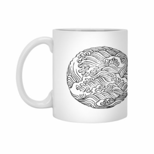 Ly sứ  hình Ha Bun Shu Waves Refined