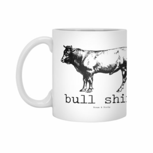Ly sứ  hình Bull Shirt