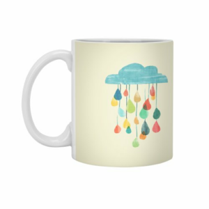 Ly sứ  hình It is raining rainbow