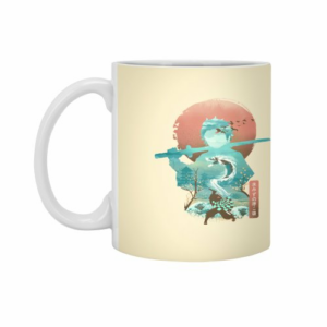 Ly sứ  hình Ukiyo e Breath of Water