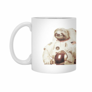 Ly sứ  hình Astronaut Sloth