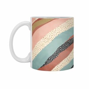 Ly sứ  hình Abstract lines and dots