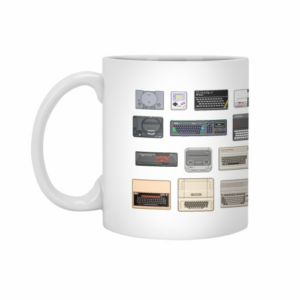 Ly sứ  hình Retro Gaming Machines