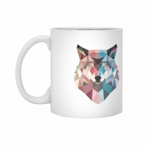 Ly sứ  hình Geo Wolf