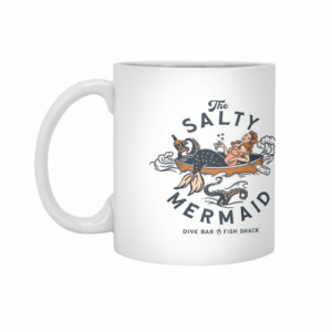 Ly sứ  hình The Salty Mermaid Dive Bar & Fish Shack