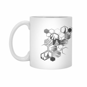 Ly sứ  hình Hexagonal Fern