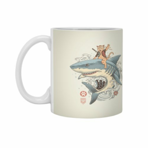 Ly sứ  hình Catana Shark