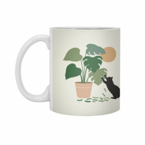 Ly sứ  hình Cat and Plant 13: The Making of Monstera